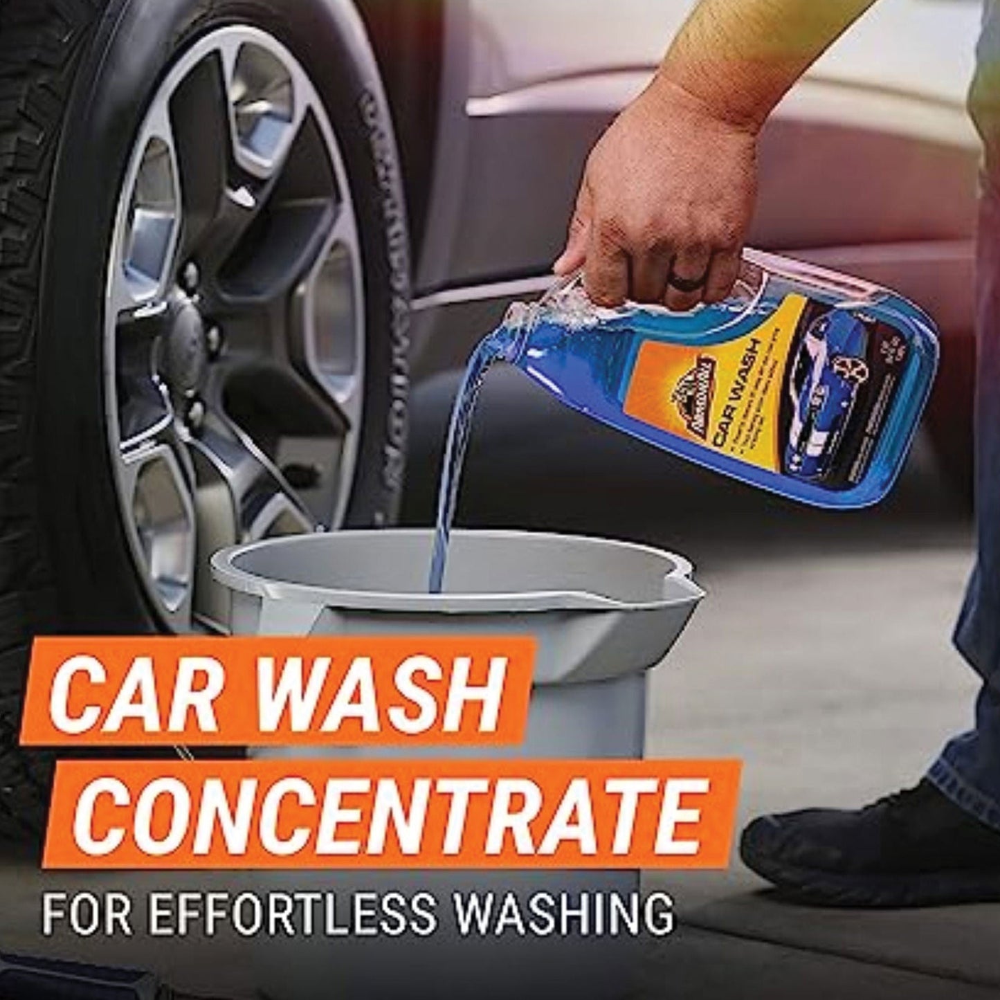 Armor All Car Wash Acid Based Manual Pour Liquid Concentrate Jug Scented