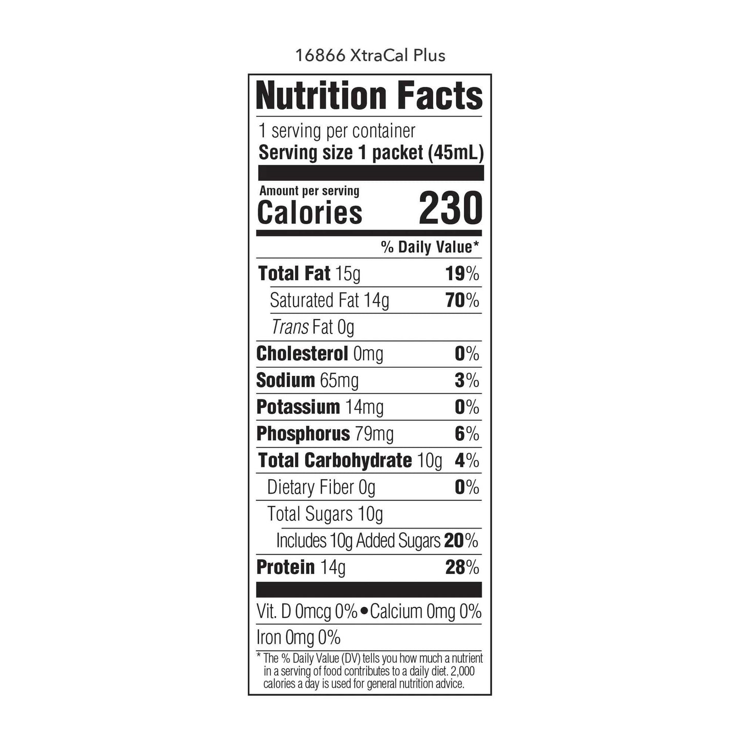 XtraCal™ Plus Concentrate High Protein Formula with MCT Oil