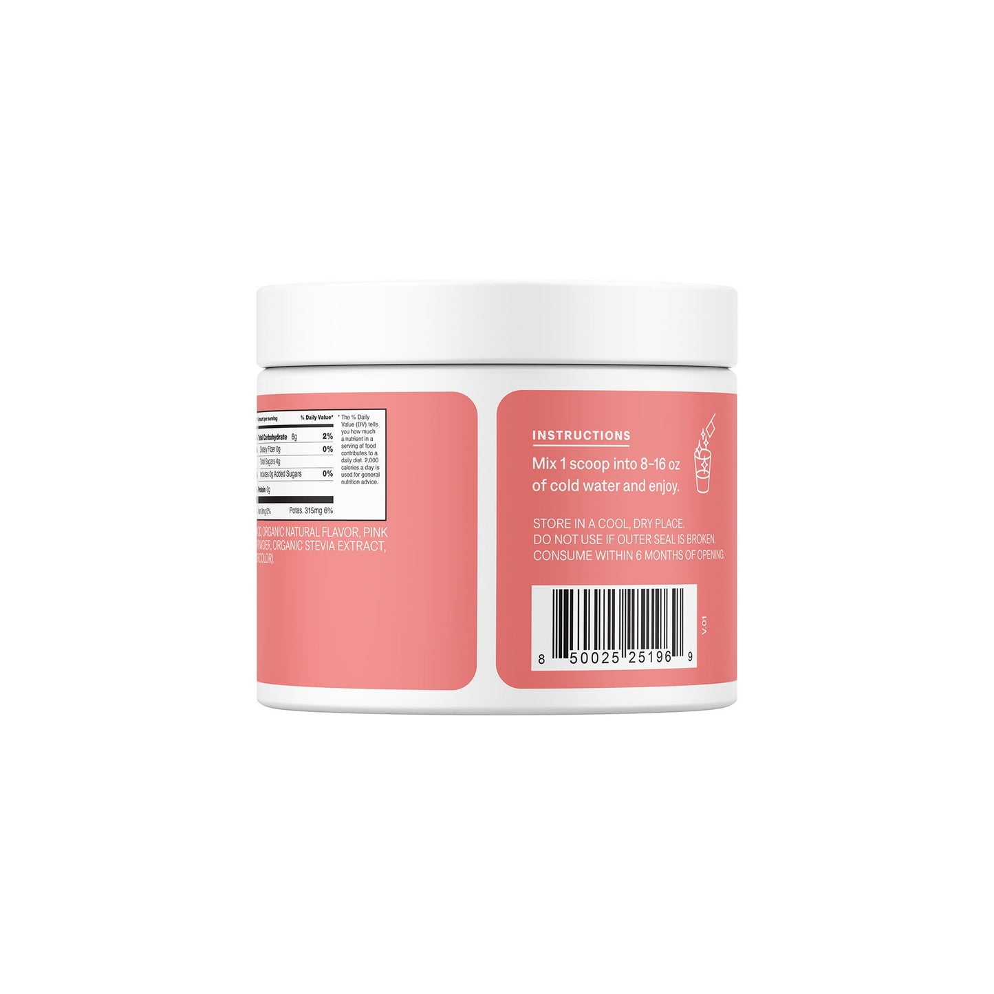 Cure Electrolyte Drink Mix, Strawberry Kiwi, Jar