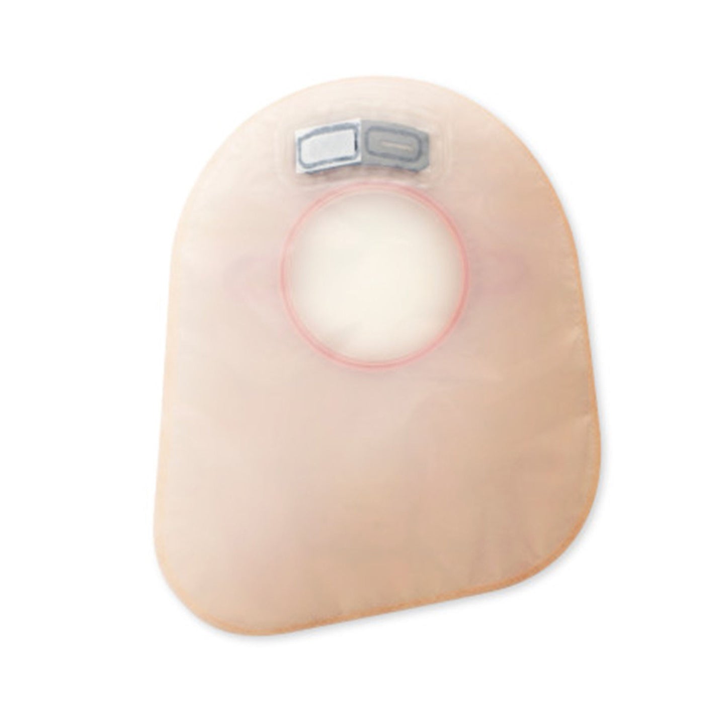 New Image™ 2-Piece Transparent Ostomy Pouch, Pre-cut to Fit , Red Match