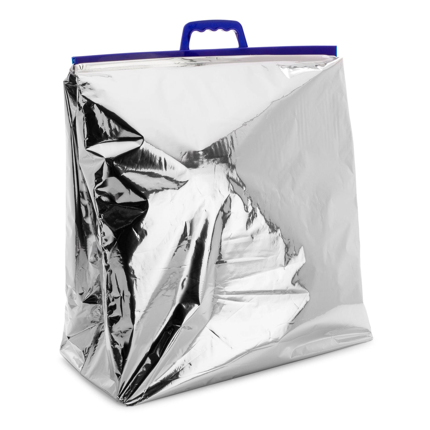 Reclosable Thermal Bag X 19 Inch Mylar / Plastic Silver Snap Closure