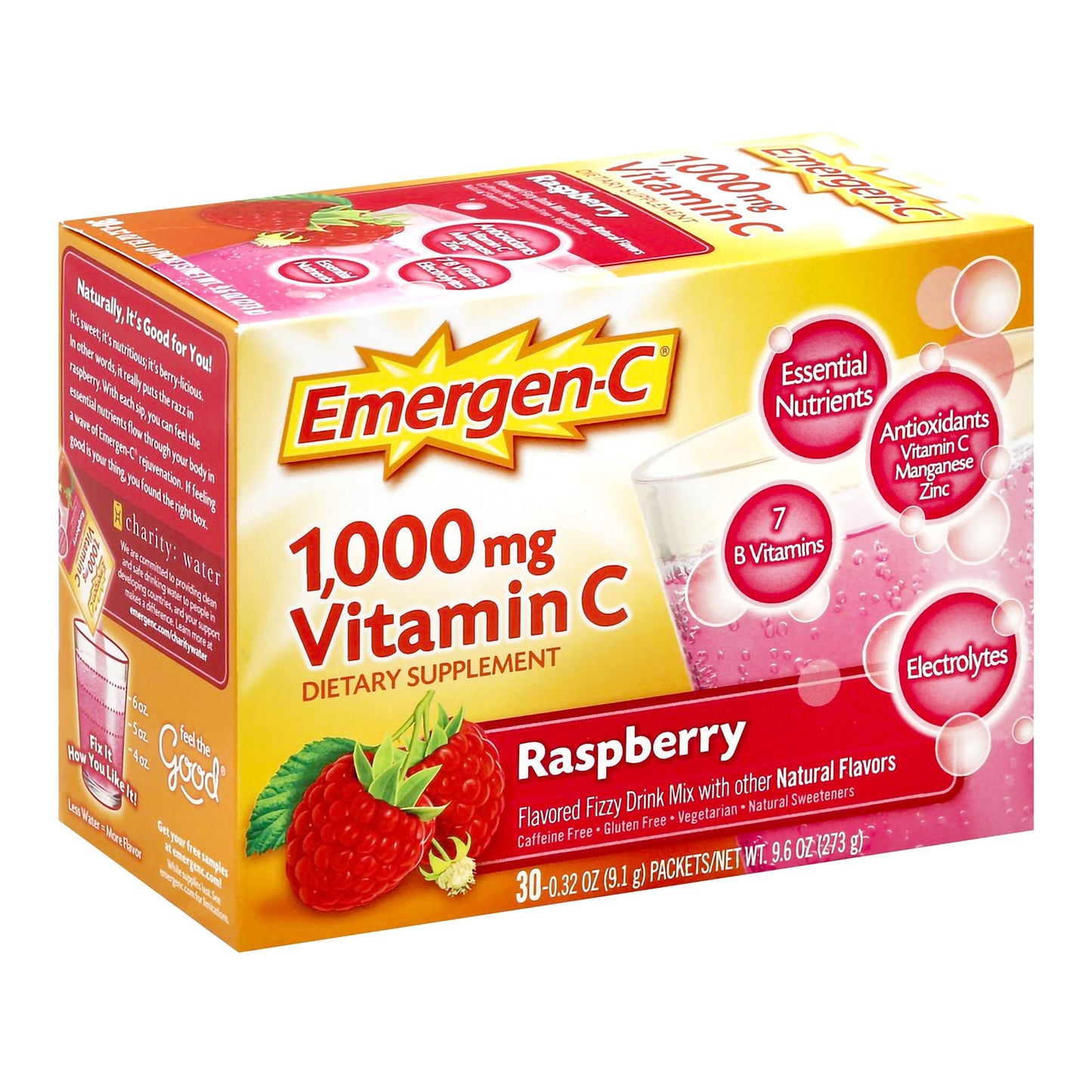 Emergen-C® Daily Immune Support, Raspberry Flavor