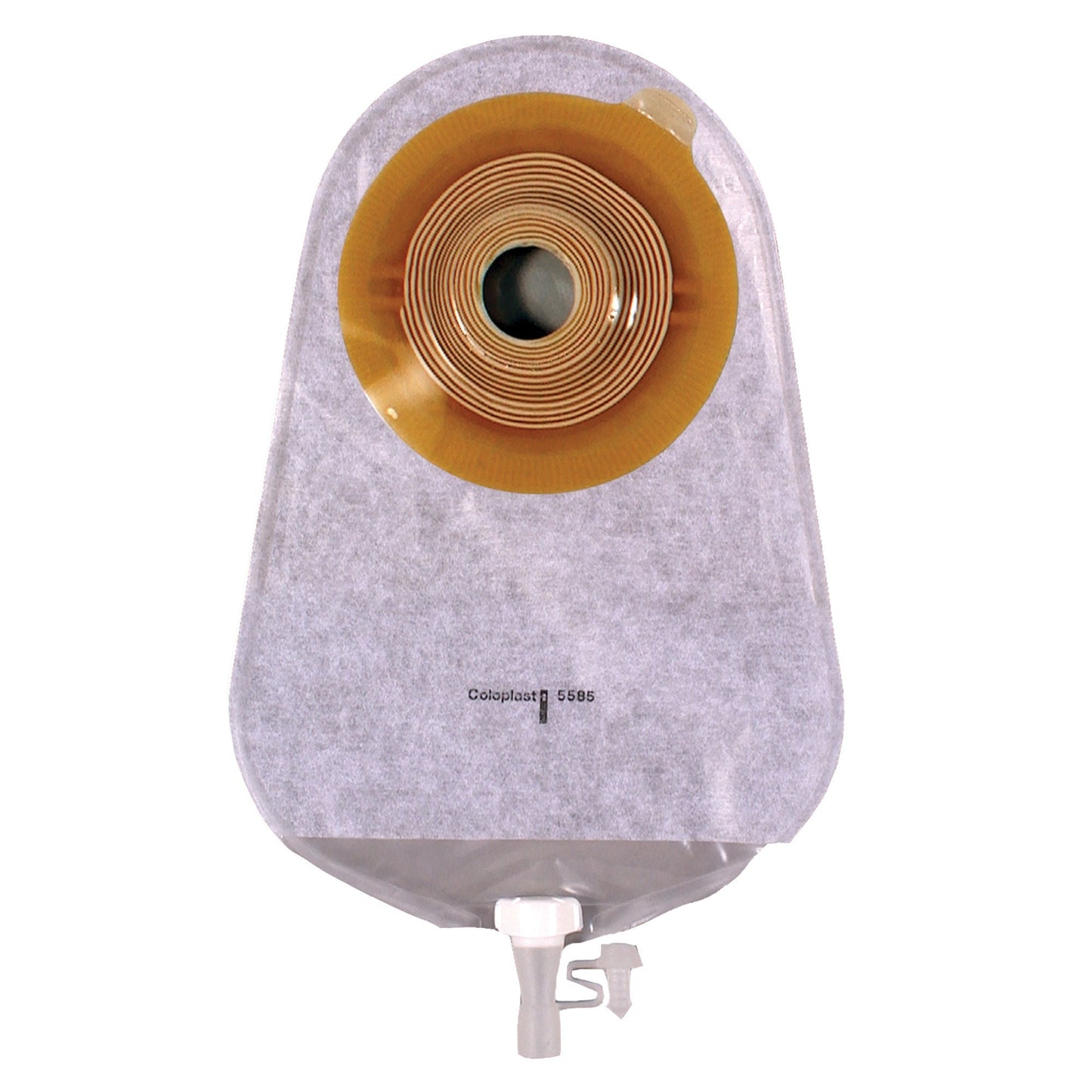 Assura® Deep Convex One-Piece Transparent Urostomy Pouch, Stoma