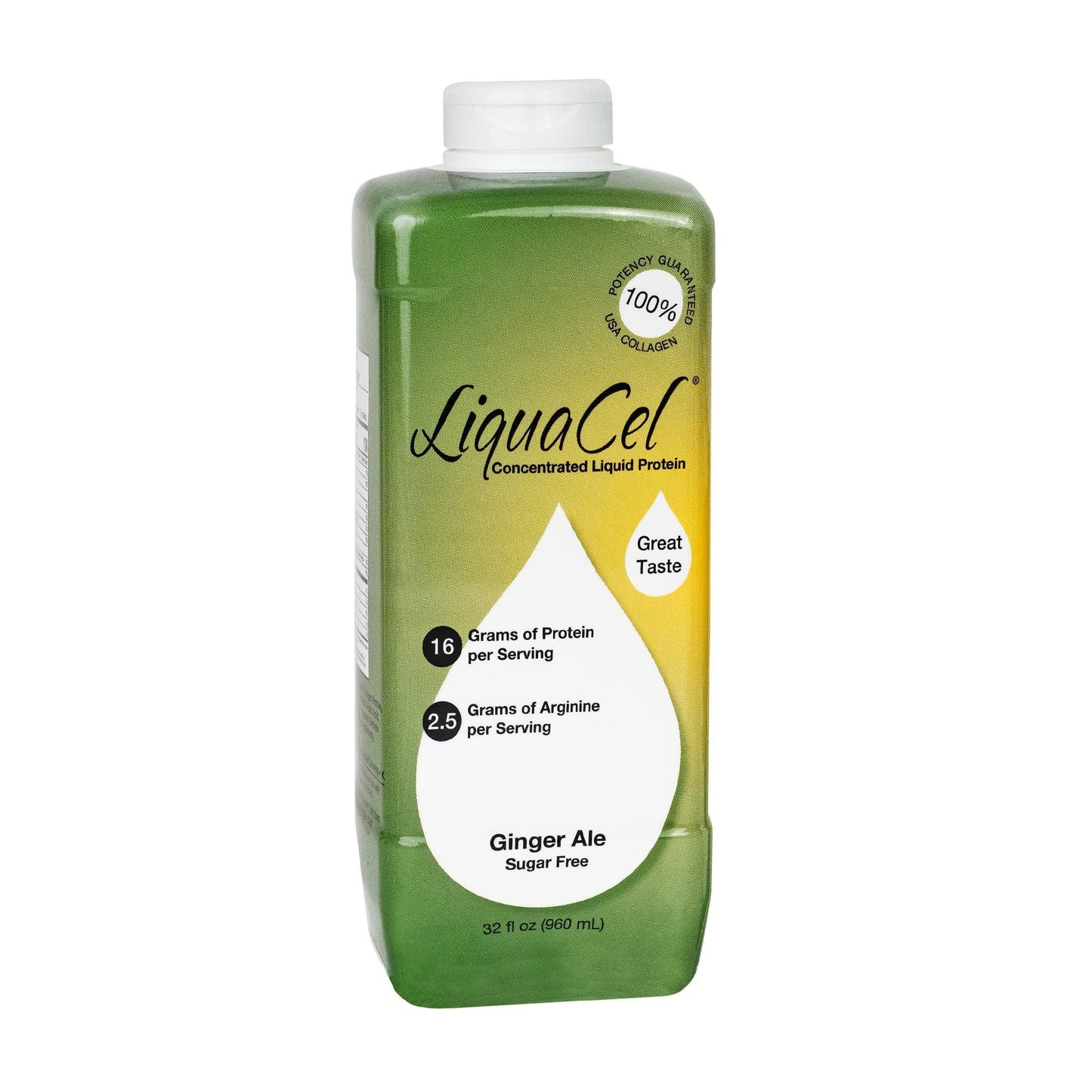 LiquaCel® Ginger Ale Concentrated Liquid Protein, Sugar Free, Bottle