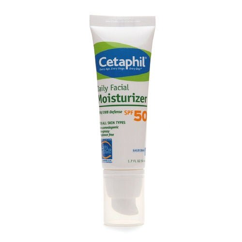 Cetaphil Facial Moisturizer with Sunscreen Pump Bottle Unscented Lotion
