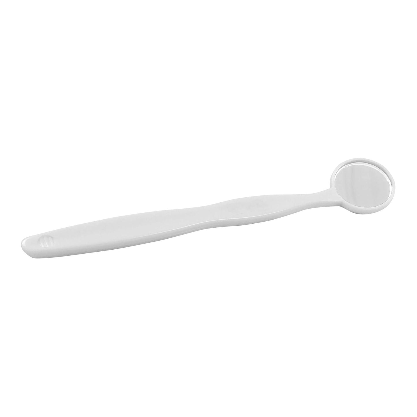 Palmero Mouth Mirror 7/8 Inch Diameter Plastic Flat Handle