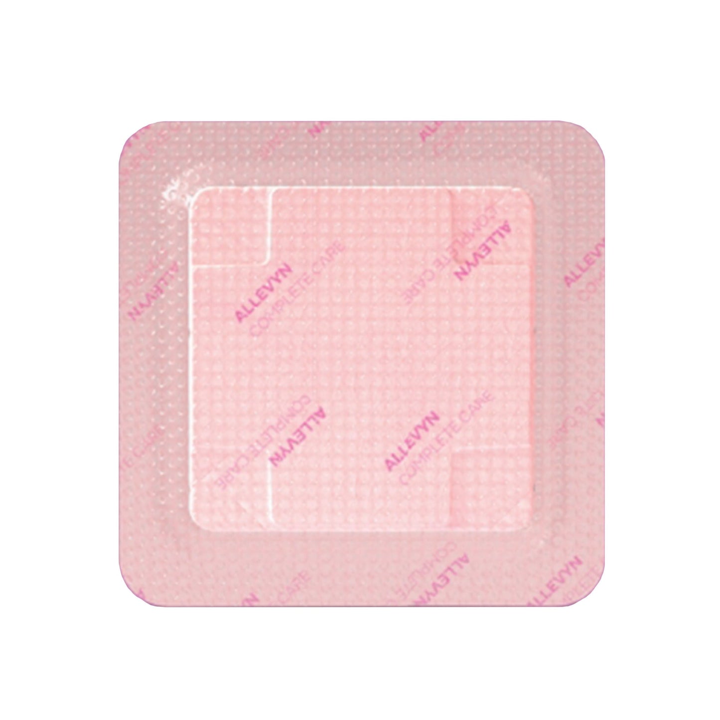 Allevyn Complete Care Foam Dressing With Border Film Backing Silicone Adhesive Square