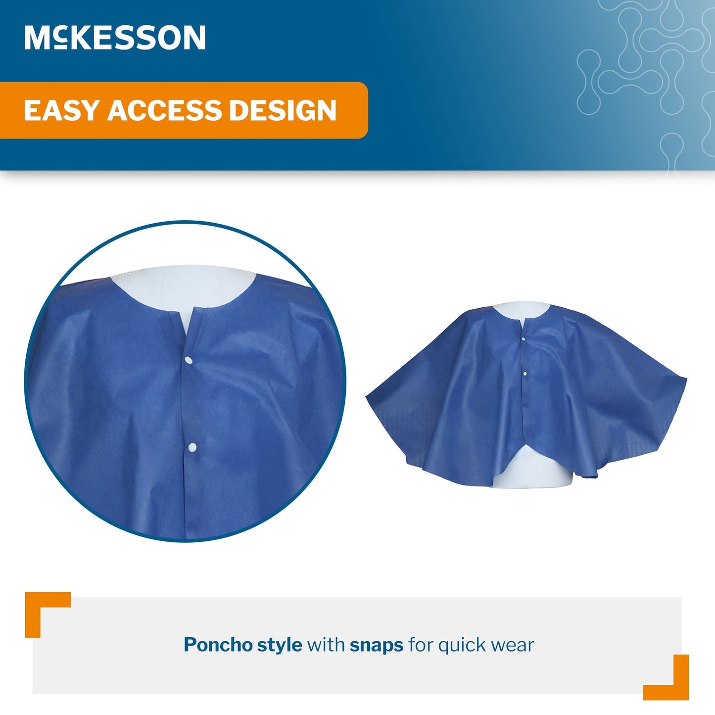 McKesson Poncho Exam Cape, 4X-Large