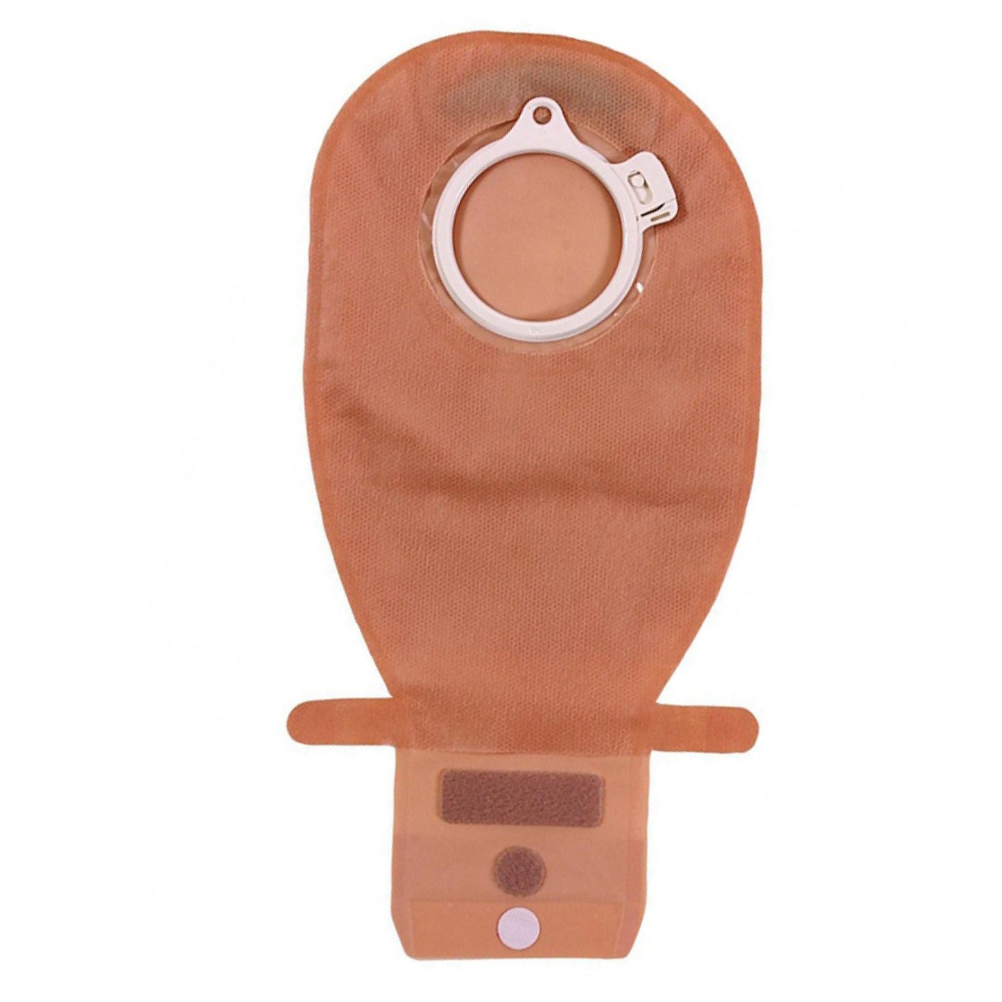 Assura® Original Two-Piece Opaque Ostomy Pouch, Flange, Green Match