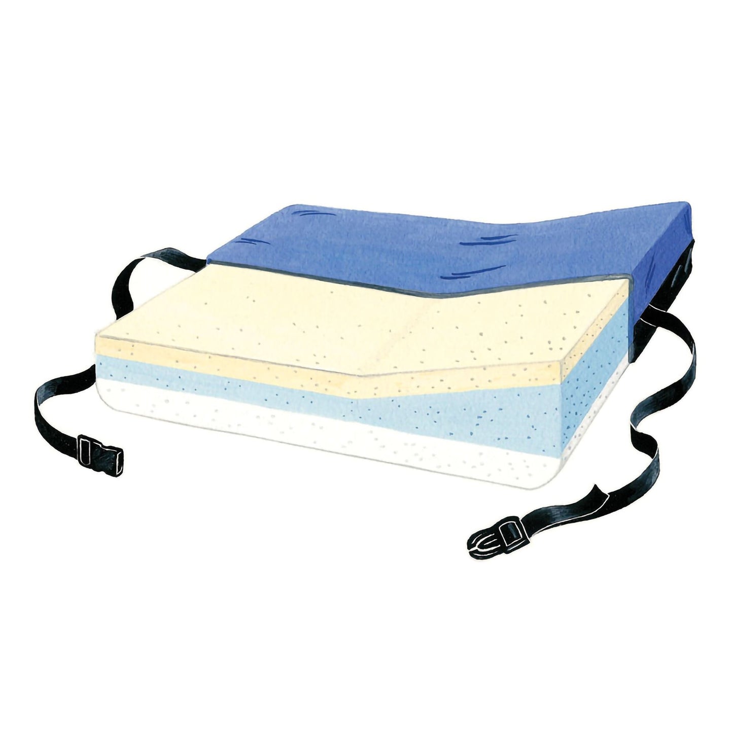 SkiL-Care™ Foam Seat Cushion, Blue
