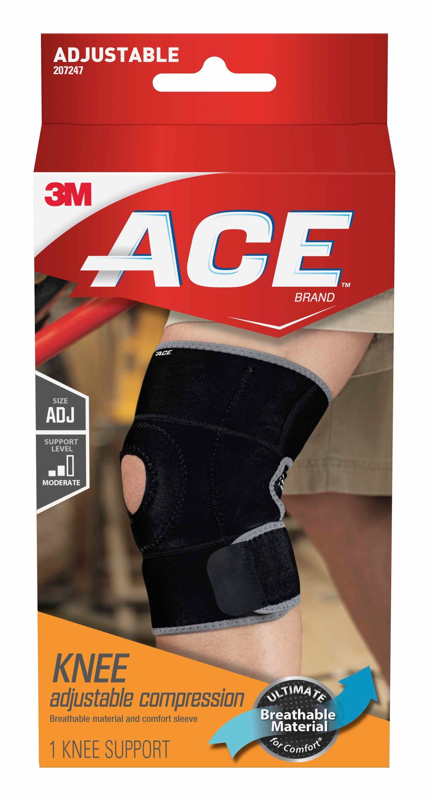 3M™ Ace™ Neoprene Open-Patella Compression Knee Support