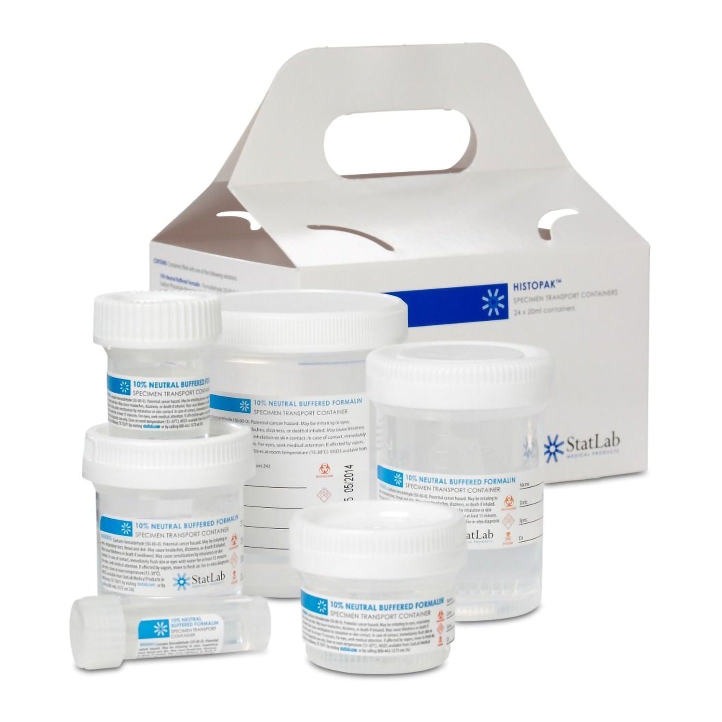 StatLab Prefilled Formalin Container, Fill in 7 mL