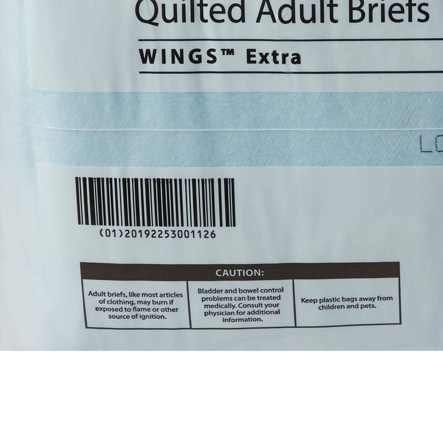 Simplicity Unisex Adult Incontinence Briefs, Moderate Absorbency, Blue