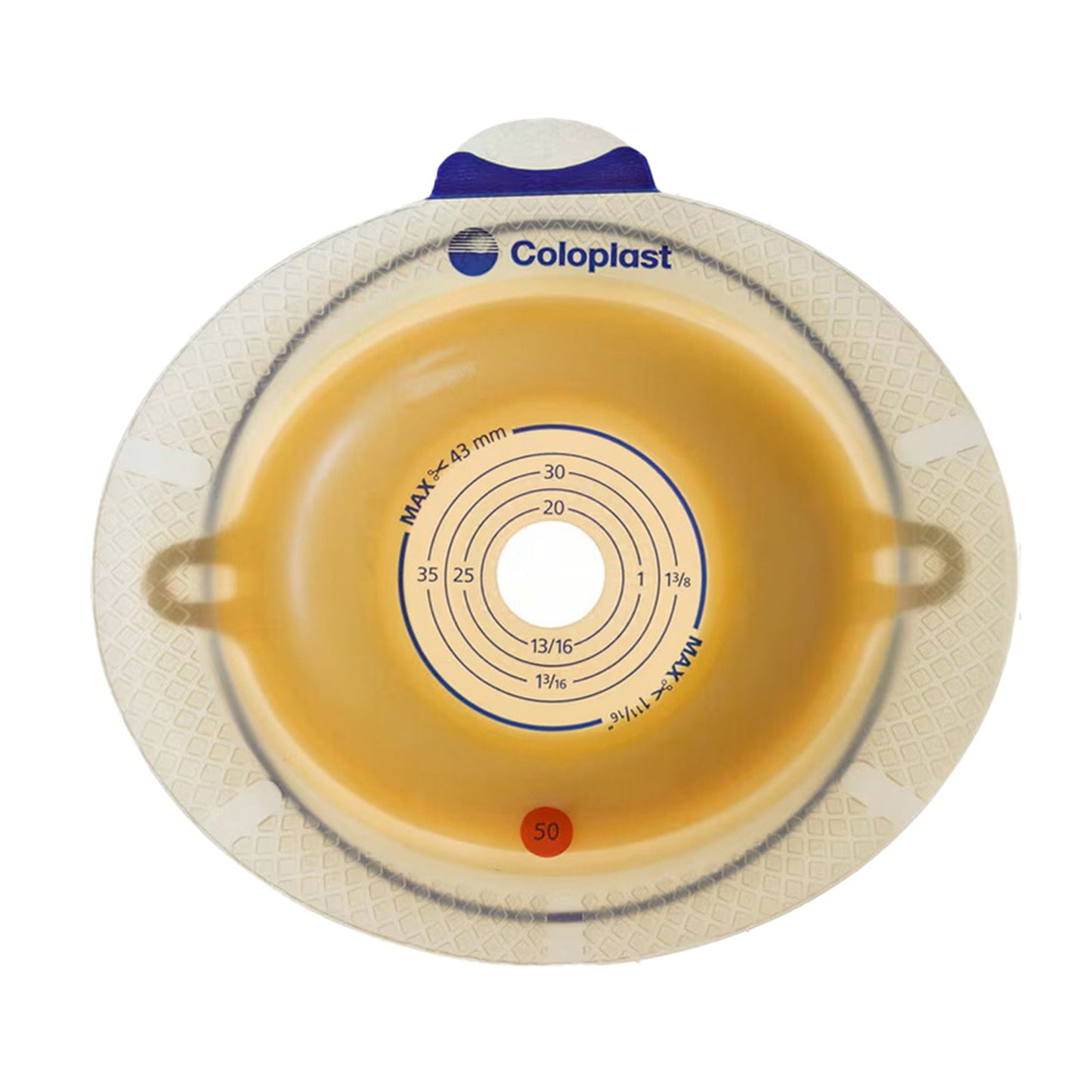SenSura® Convex Light Flex Ostomy Barrier Trim to fit , Red Match
