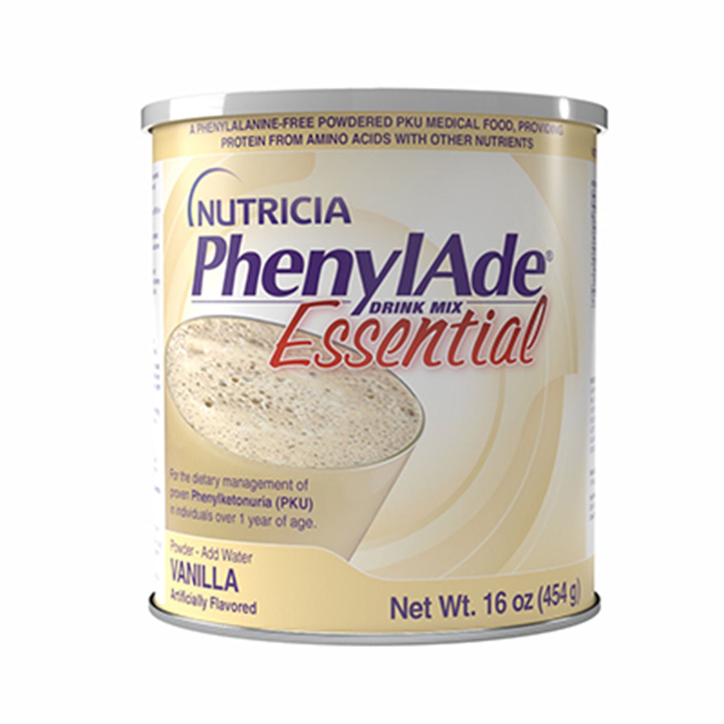 PhenylAde Oral Supplement Vanilla Flavor Powder / 454 Gram Canister