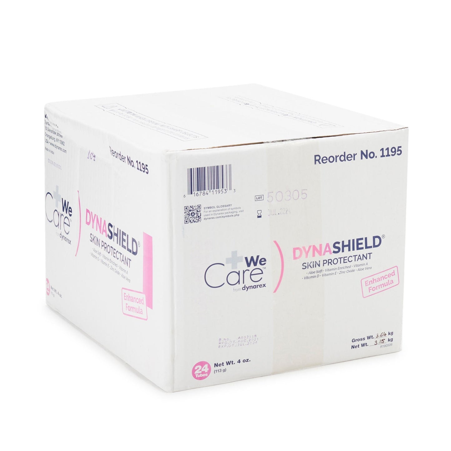 DynaShield® w/ Dimethicone Skin Protectant Barrier Cream, Tube