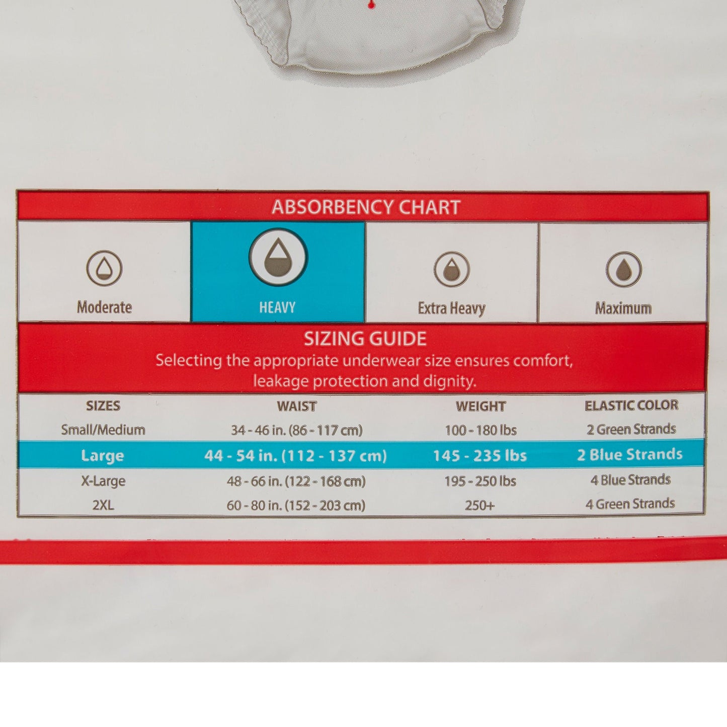 Sure Care™ Plus Heavy Absorbent Underwear