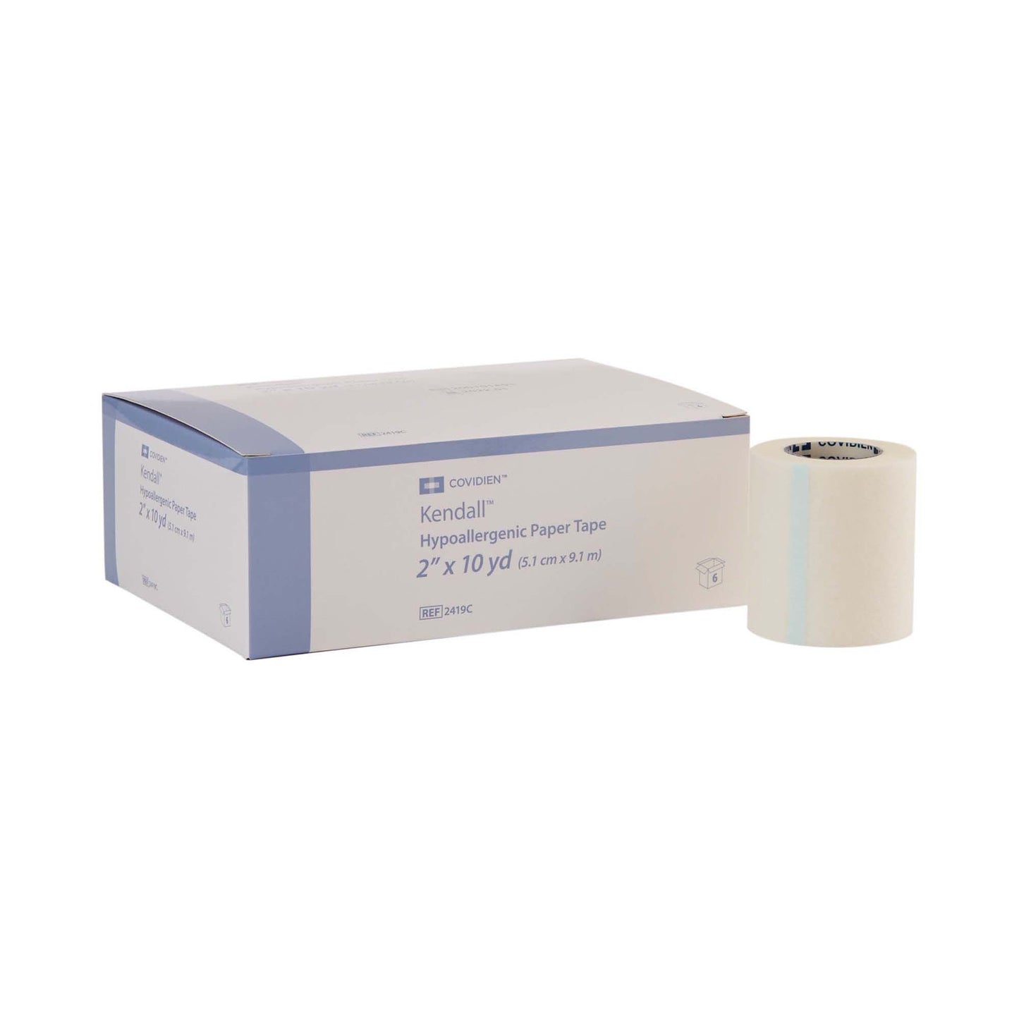Kendall™ Hypoallergenic Paper Medical Tape, White