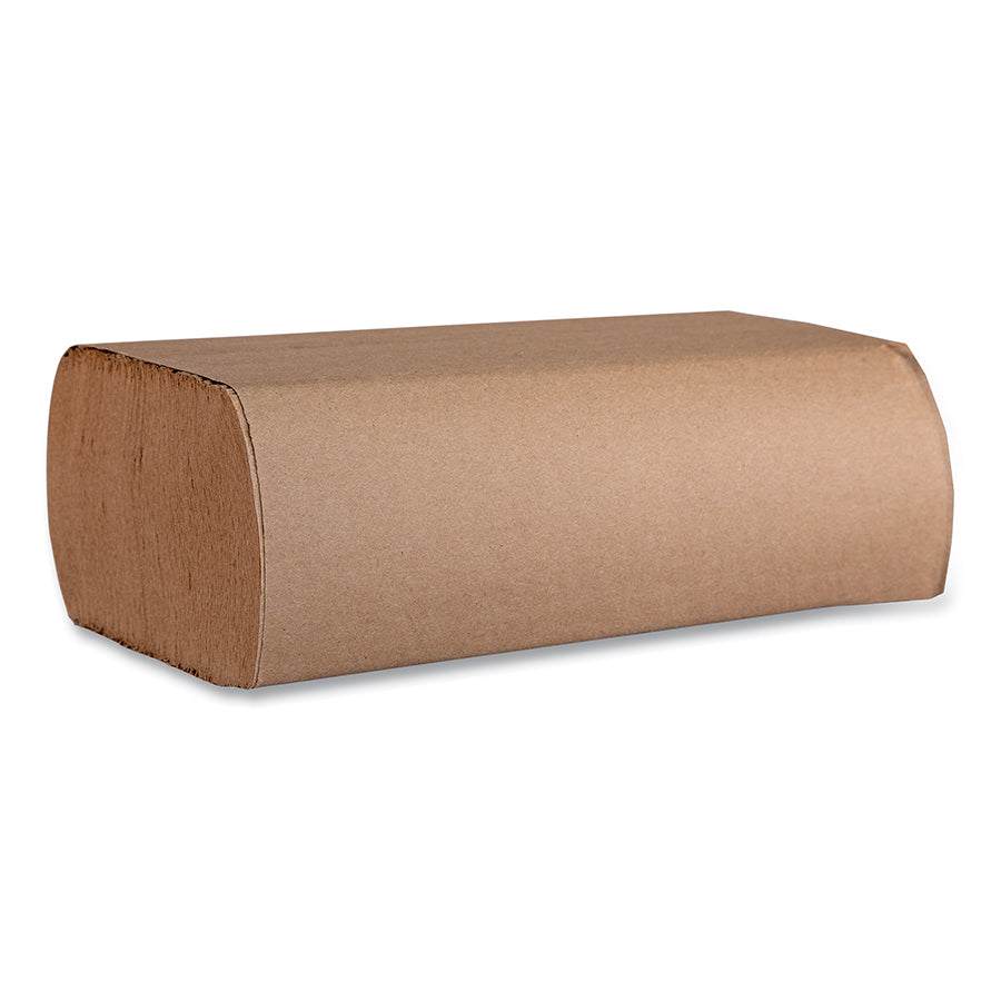 Harbor Folded Towel, Kraft, 9-1/2 in Sheet Width, 9-1/4 in Sheet Length, 250 Sheets per Pack (MFN-40000)