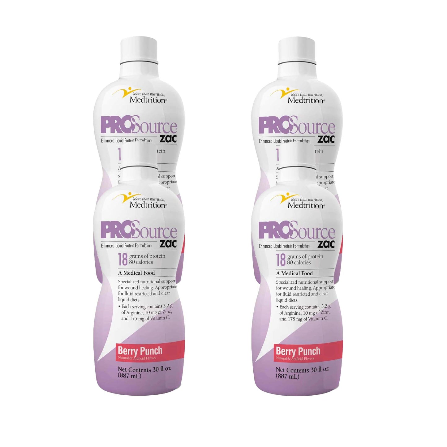 ProSource ZAC™ Berry Punch Complete Liquid Protein for Medical Food Use