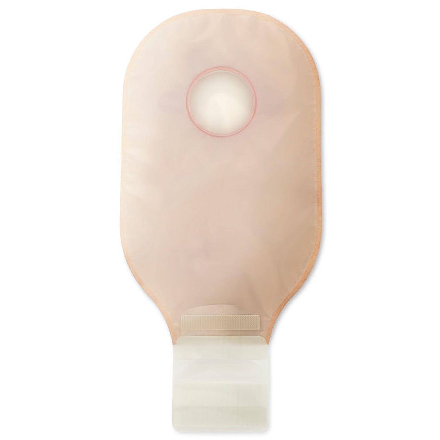 New Image™ Transparent Colostomy Pouch, Pre-cut to Fit Stomas, Red Match