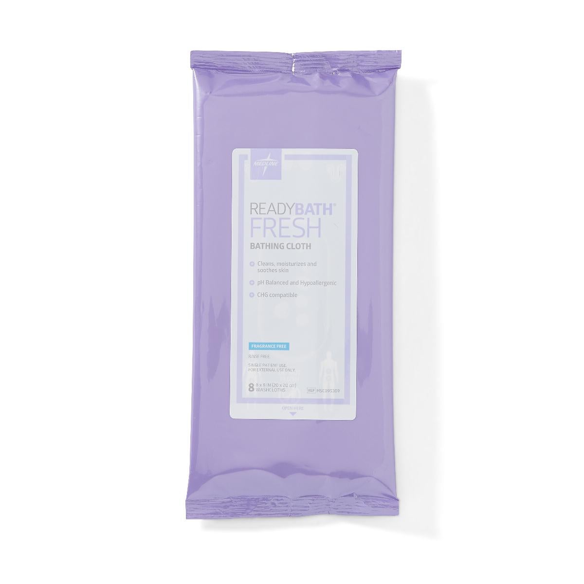ReadyBath Fresh Rinse-Free Bath Wipe Soft Pack Unscented