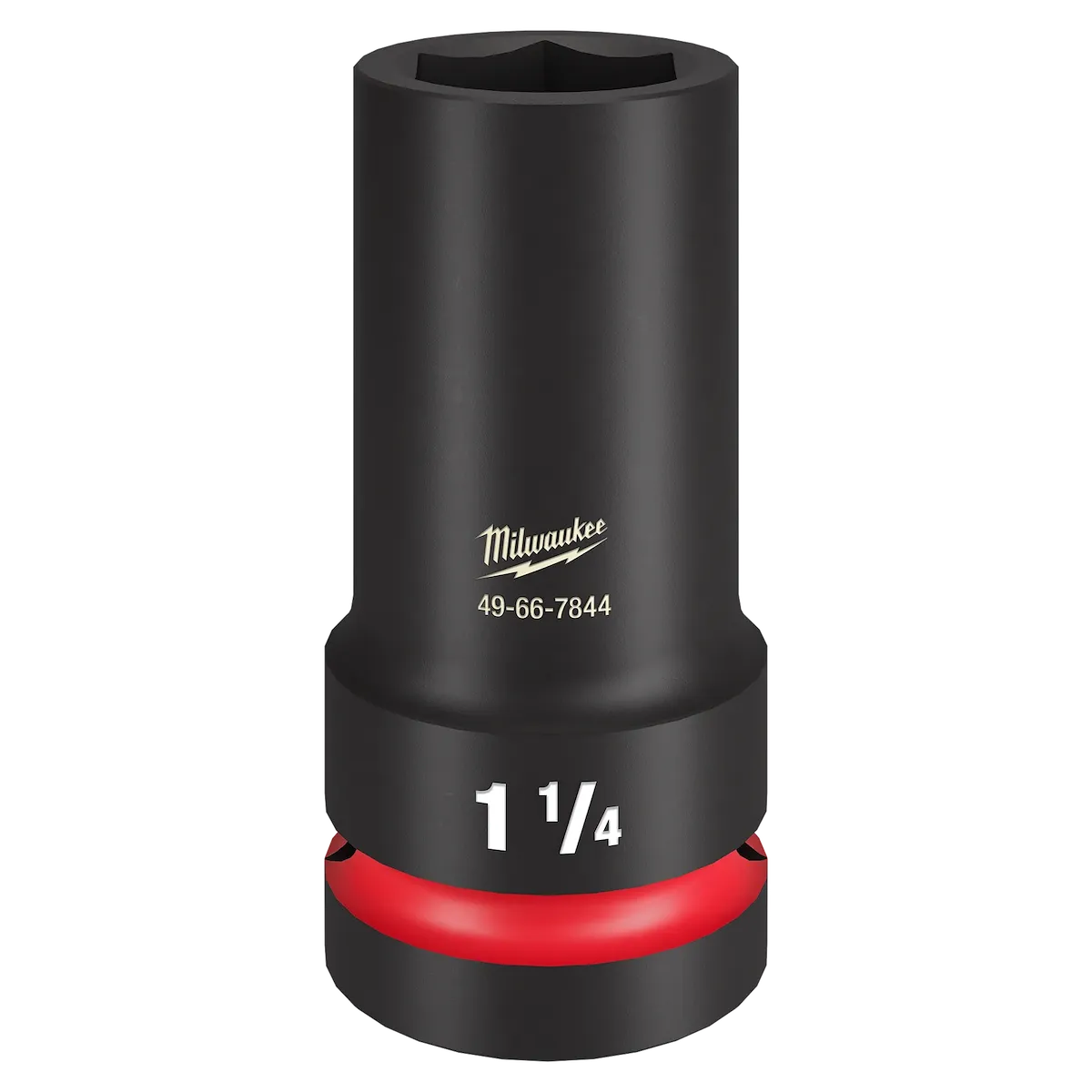 Milwaukee SHOCKWAVE Impact Duty 1" Drive 1-1/8" Thin Wall Extra Deep 6 Point Socket 49-66-7842