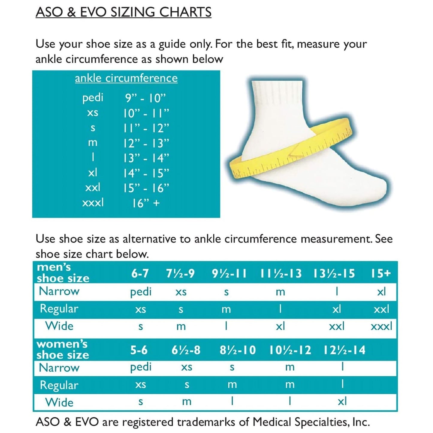ASO® Low Profile Ankle Support Ankle Support