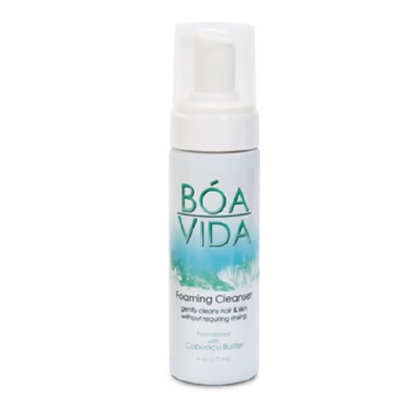 Bóa Vida® Foaming Cleanser for Hair and Skin without Rinsing, Pump Bottle