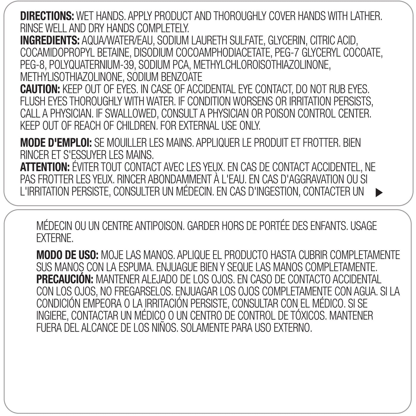 Provon® Clear and Mild Foam Handwash, Dispenser Refill Bottle, Unscented