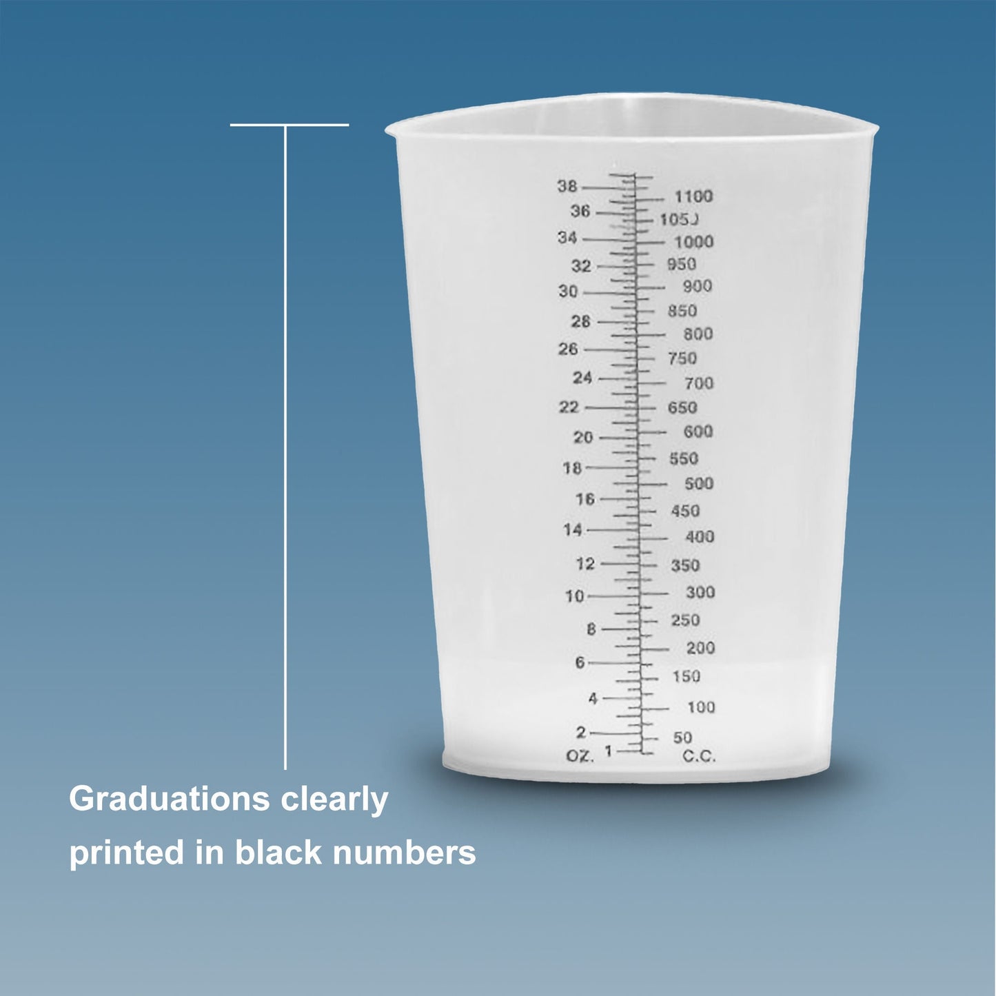 Plasti-Grad® Graduated Beaker