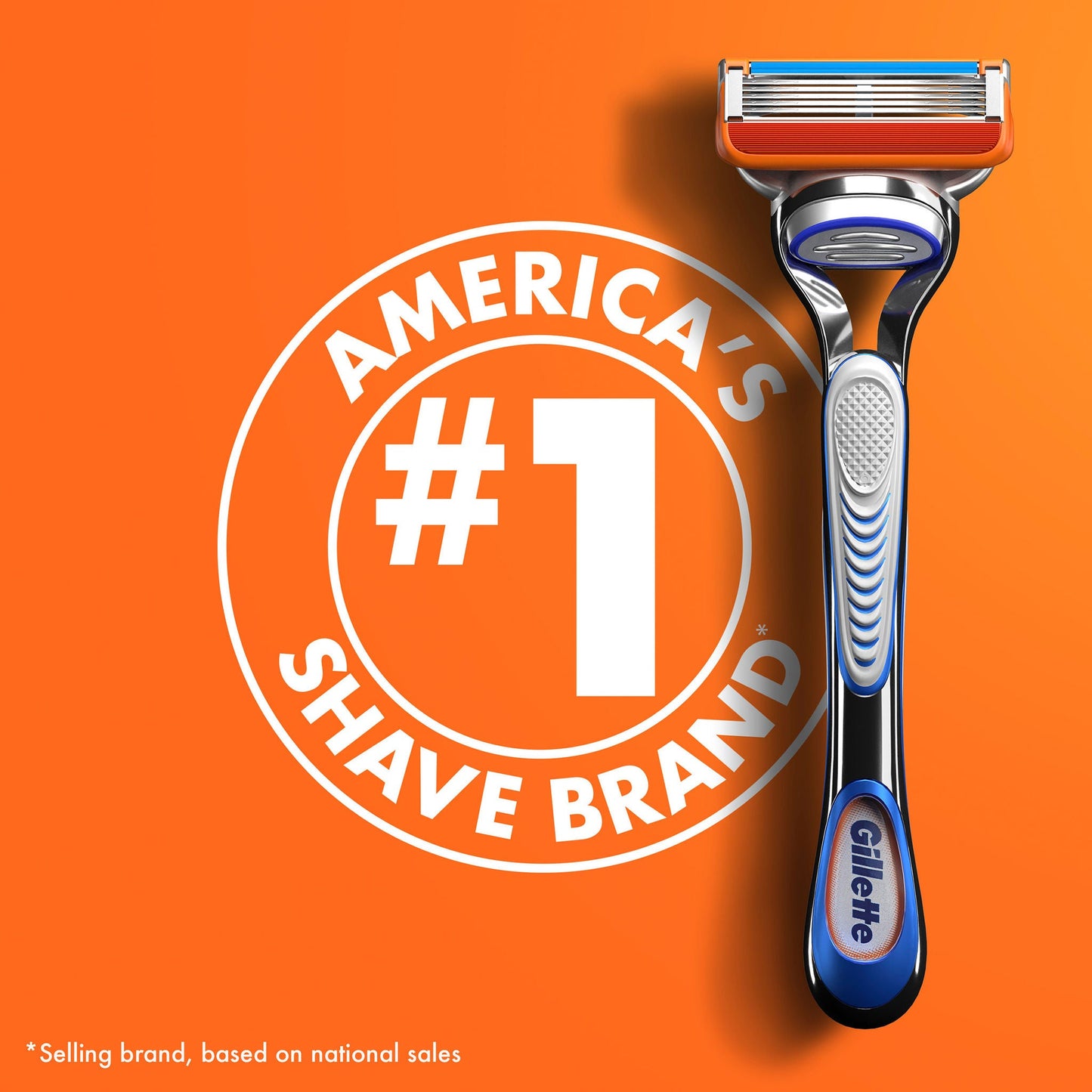 Gillette Fusion5 Personal Razor with Lubricating Strip Double Edge 5 Blade NonSterile Reusable