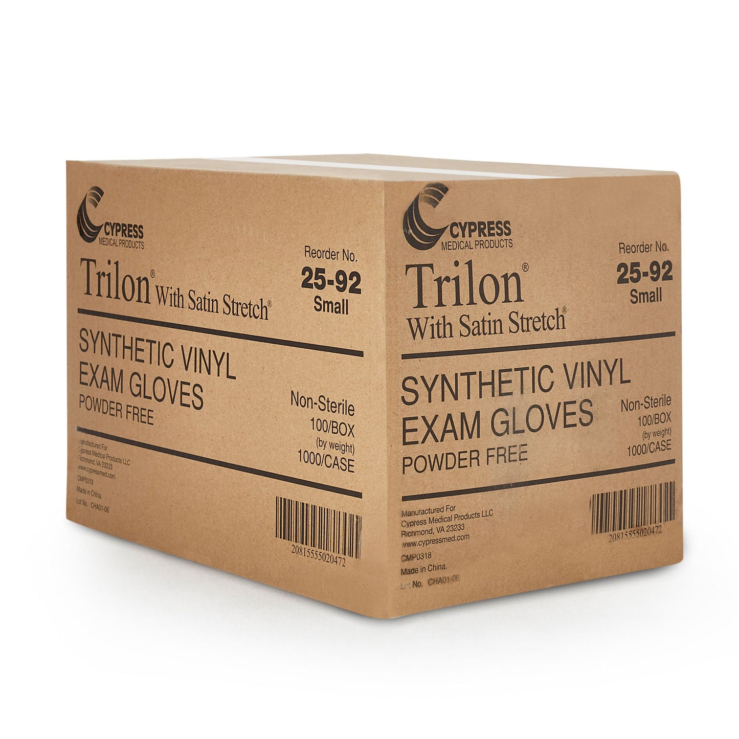 Trilon® Vinyl Exam Gloves, Clear - view 5