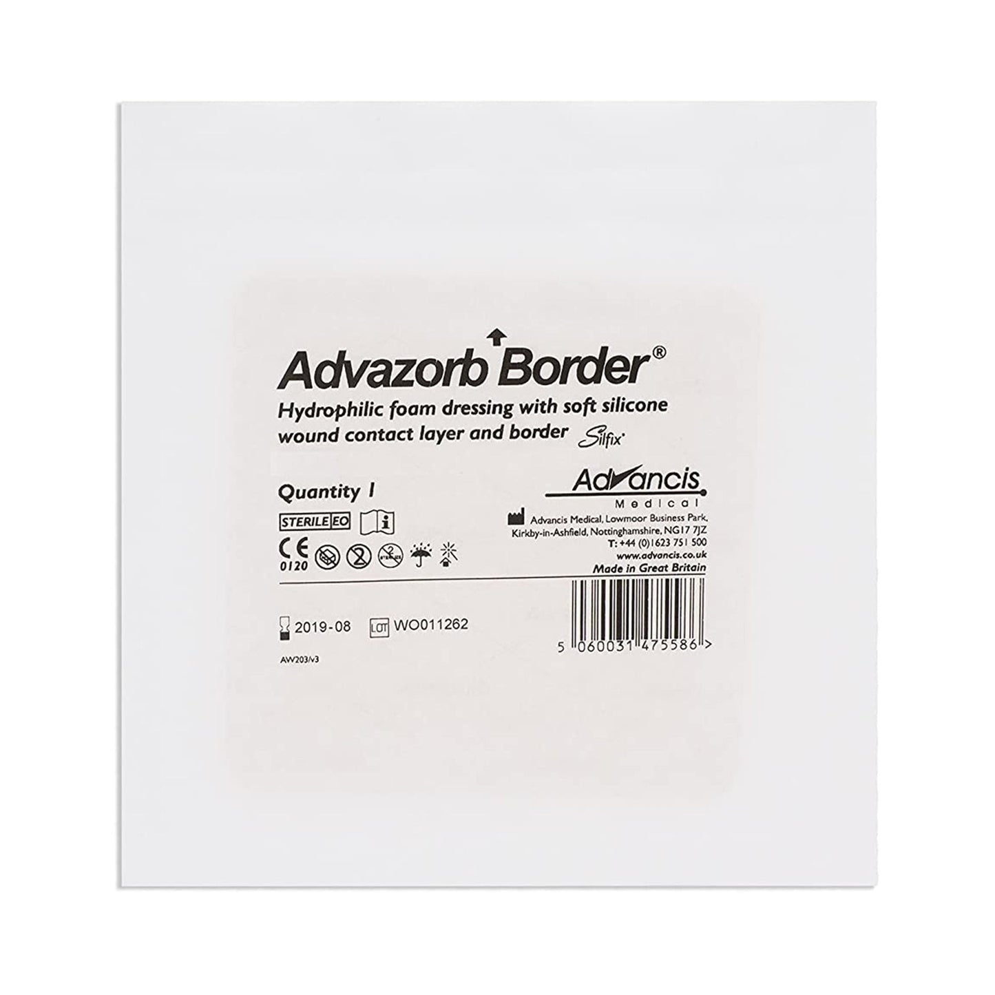 Advazorb Border® Silicone Face and Border