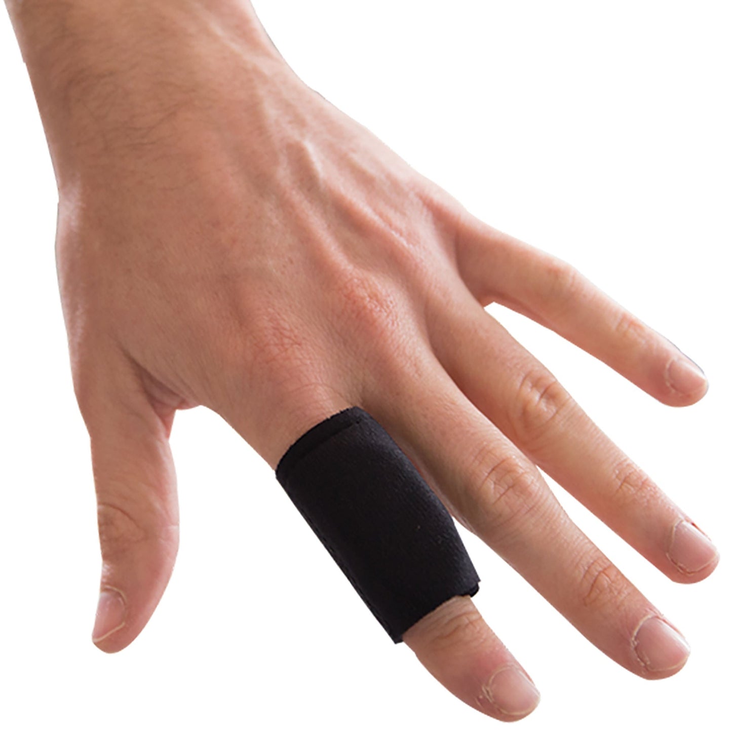 Polar Ice Cold Therapy Finger Sleeve Adult Pull On Finger Black