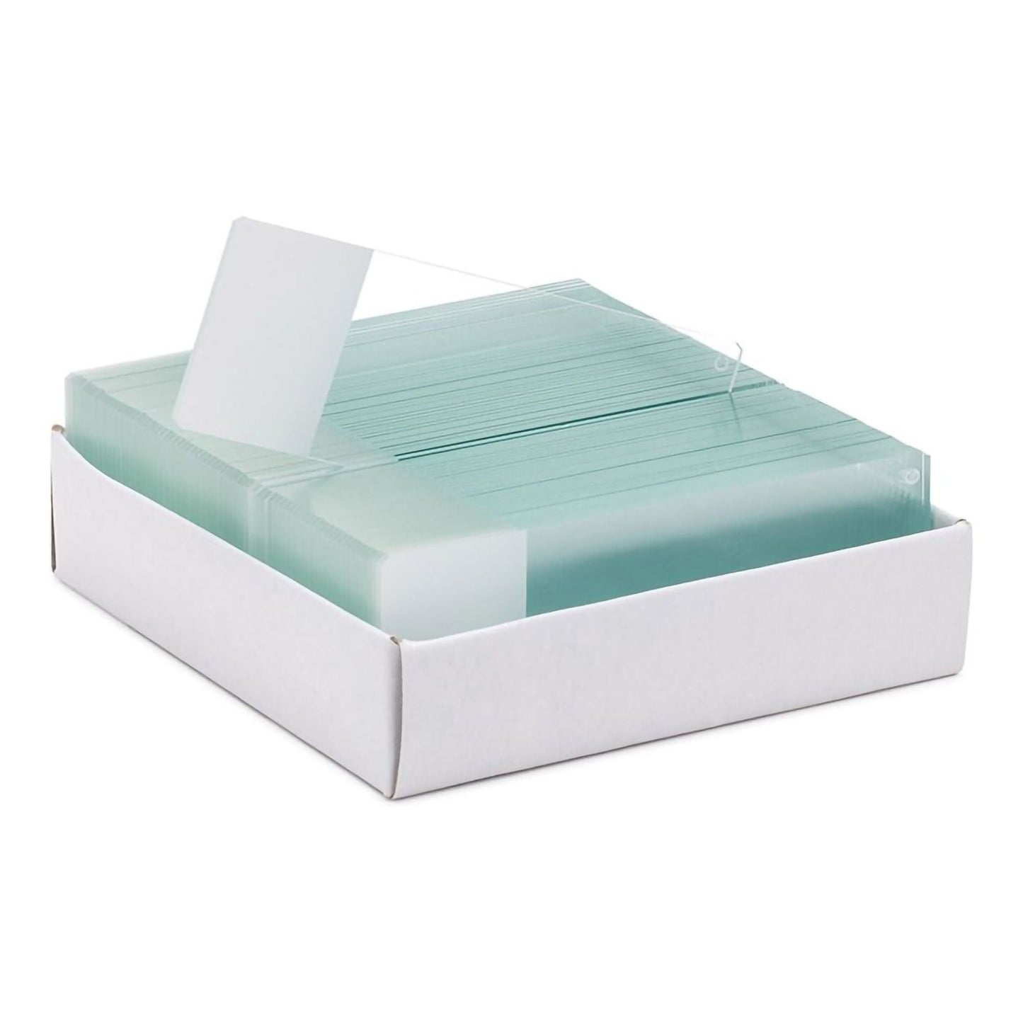 ColorView Microscope Slide White End