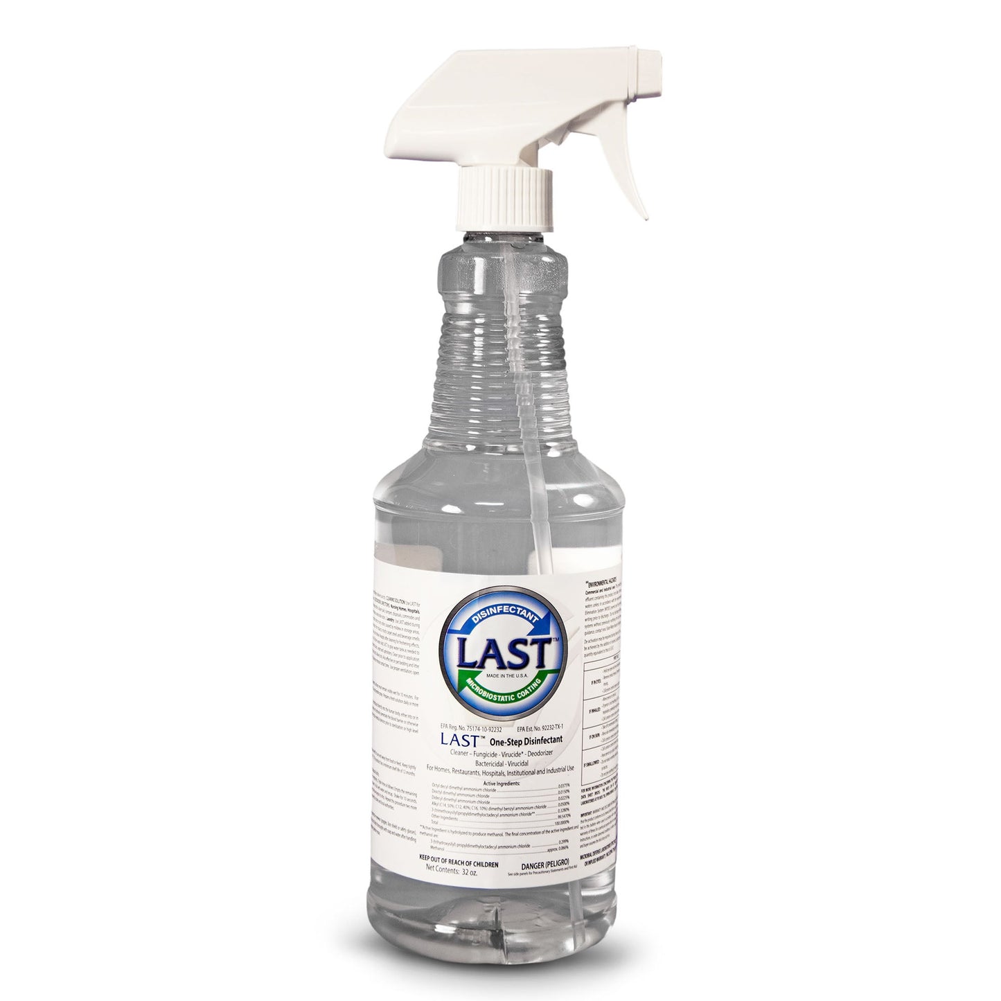 LAST™ Microbiostatic One-Step Surface Disinfectant Cleaner, pump bottle
