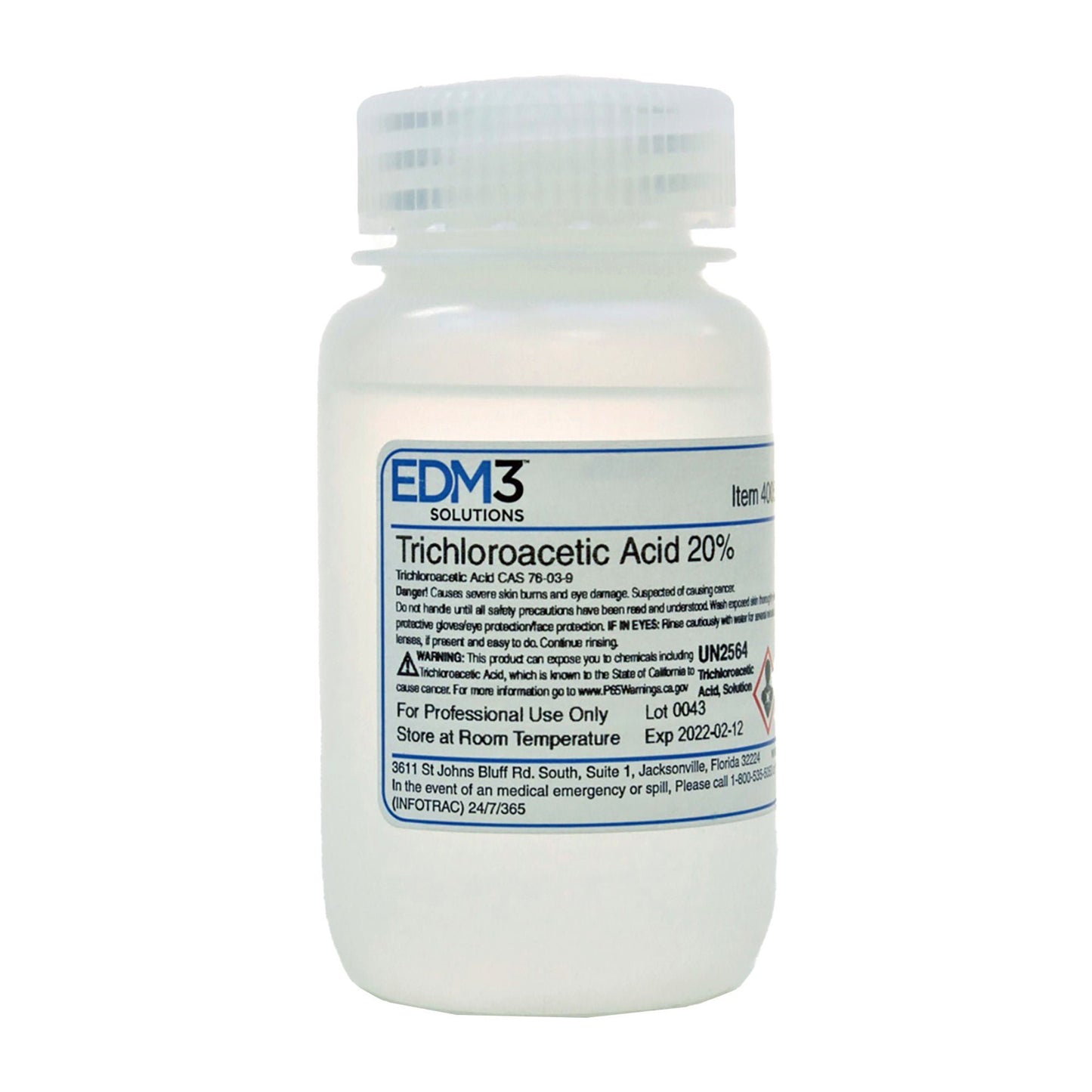 Histology Reagent Trichloroacetic Acid Organic Acid 20%