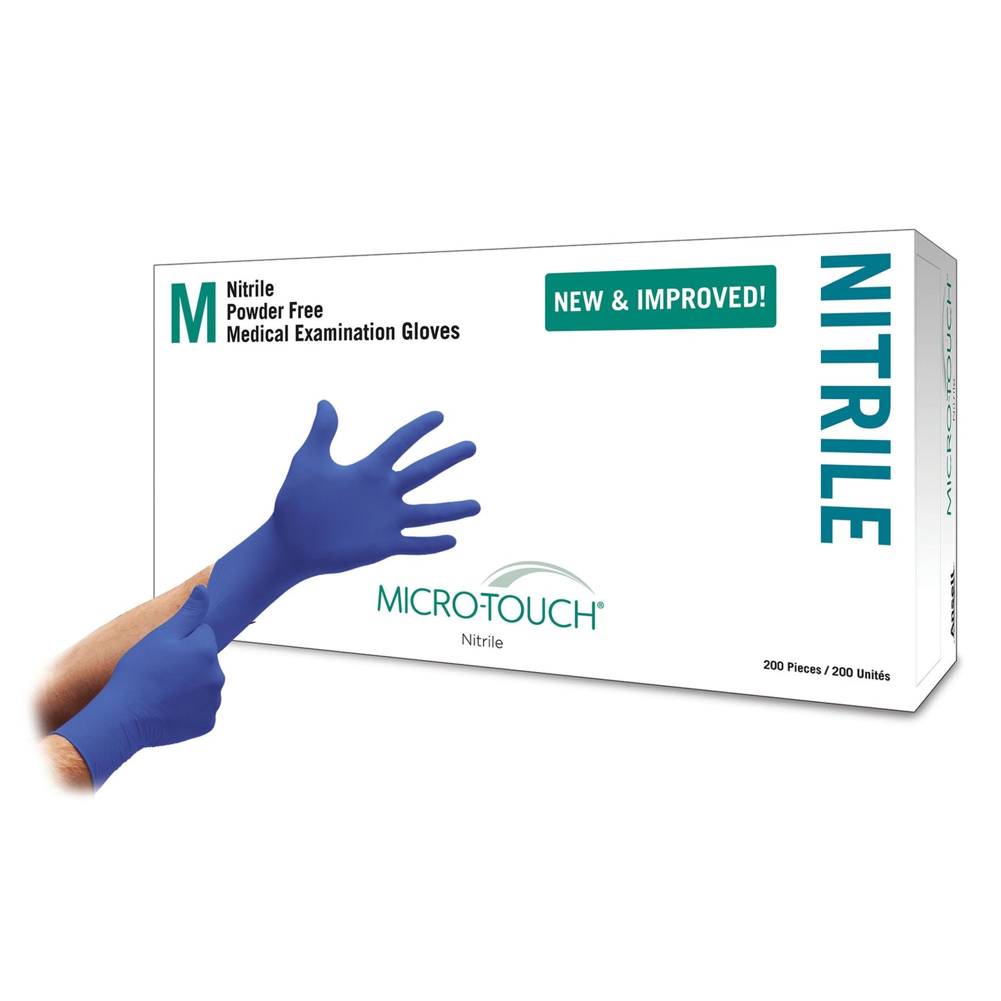 Micro-Touch® Nitrile Exam Gloves, Blue