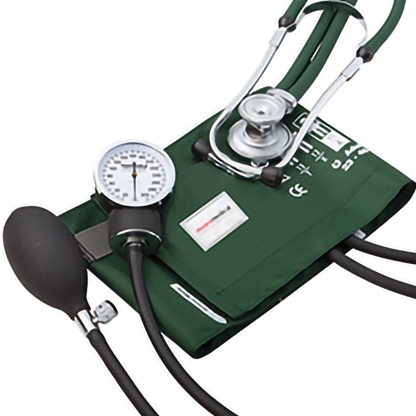 McKesson Brand Reusable Aneroid / Stethoscope Set 23 to 33 cm Adult Cuff Dual Head Sprague Stethoscope Pocket Aneroid