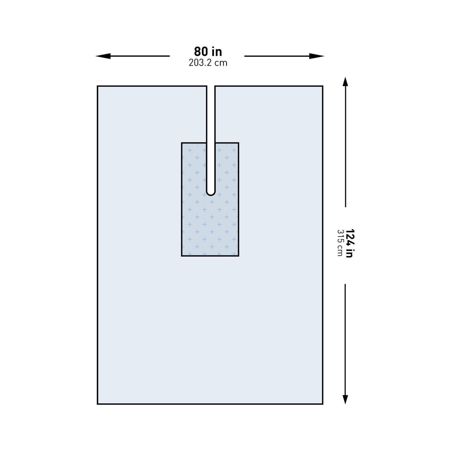 McKesson Sterile U-Drape with Split