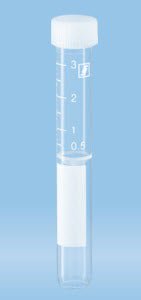 Venous Blood Collection Tube Plain Screw Cap Polypropylene Tube