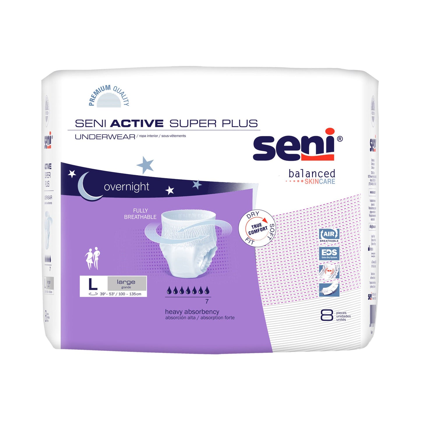 Seni® Active Super Plus Overnight Heavy Absorbent Underwear