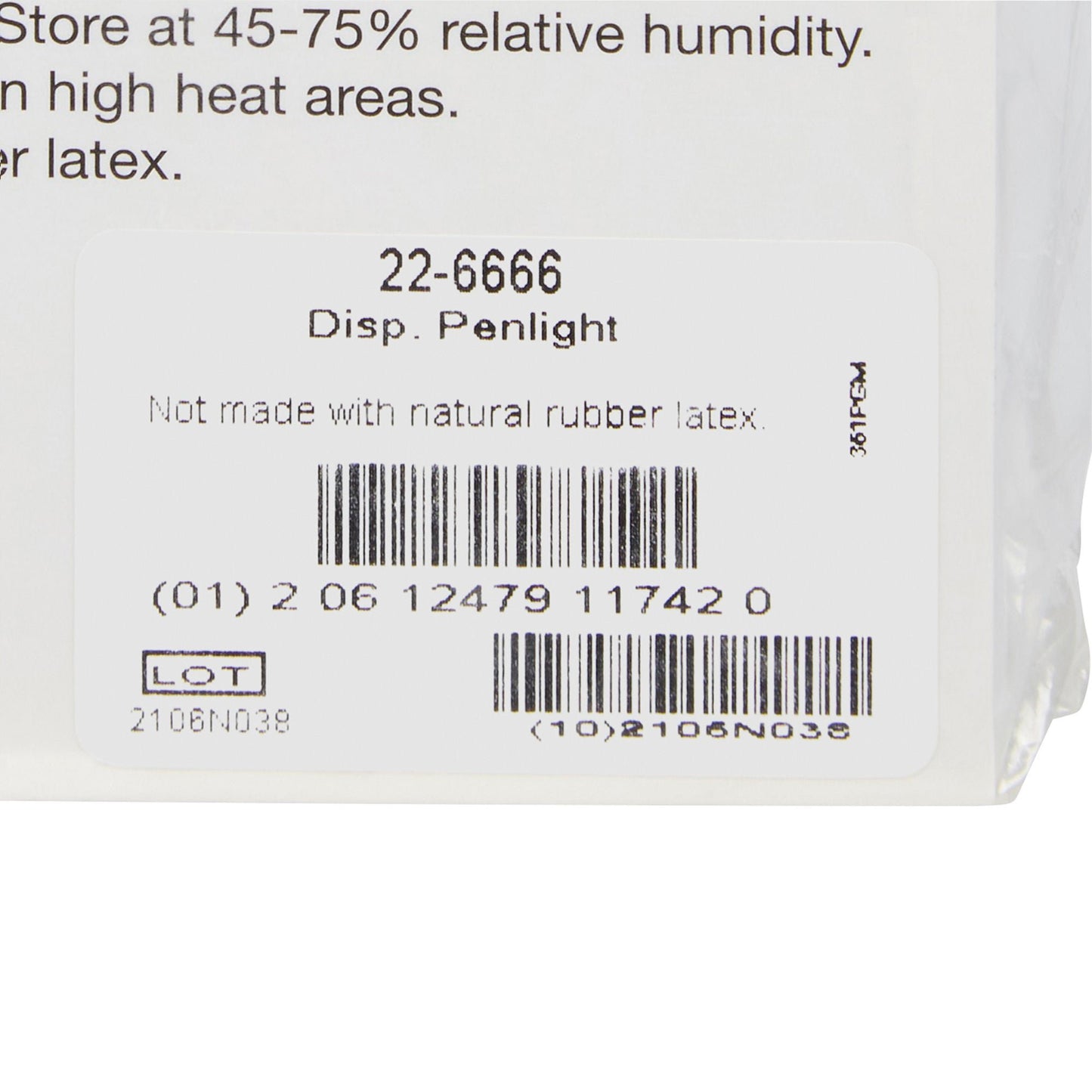 McKesson Disposable Penlight White Light, 4.5 Inch