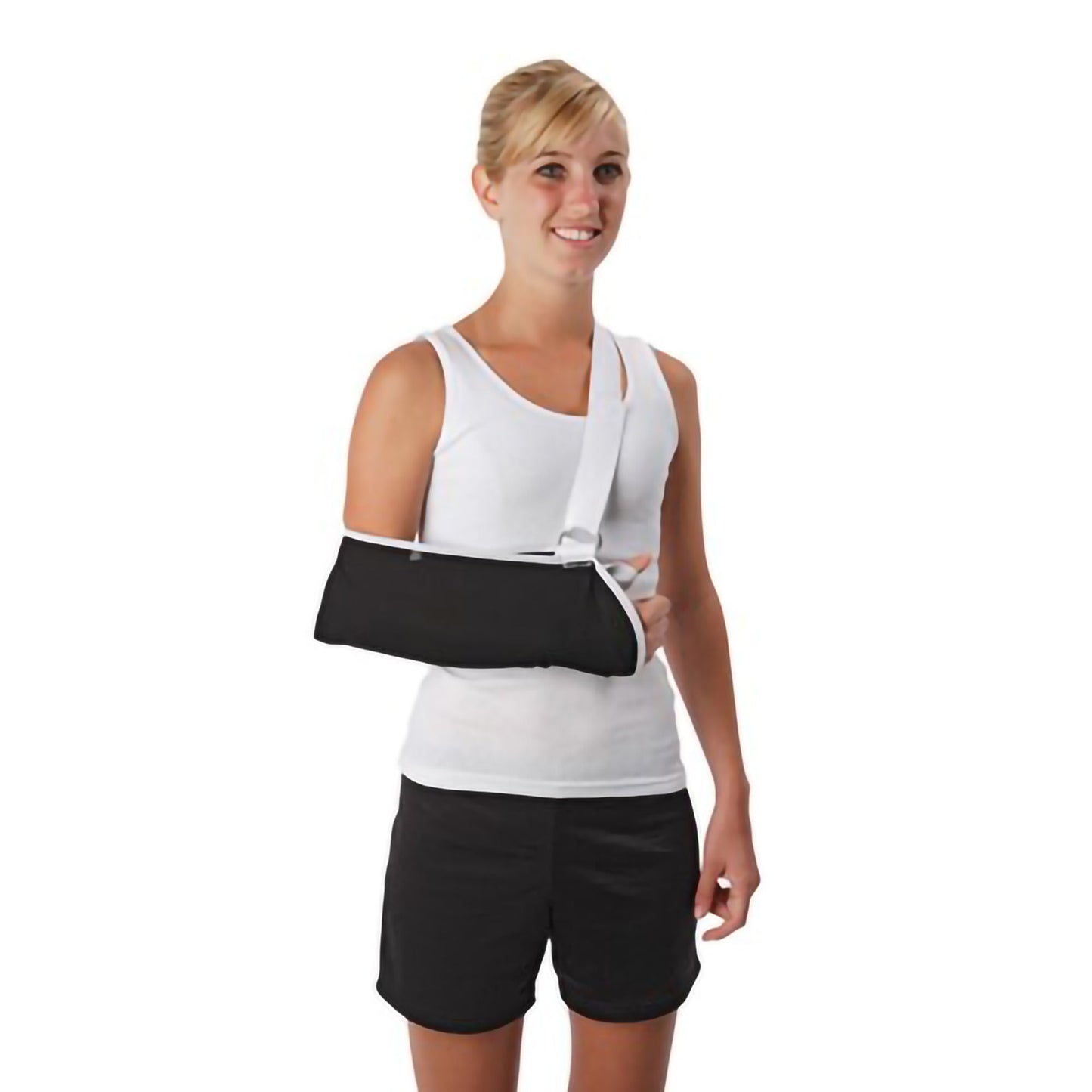Ossur Premium Arm Sling with Shoulder Pad D-Ring / Slide Buckle Closure / Adjustable Strap