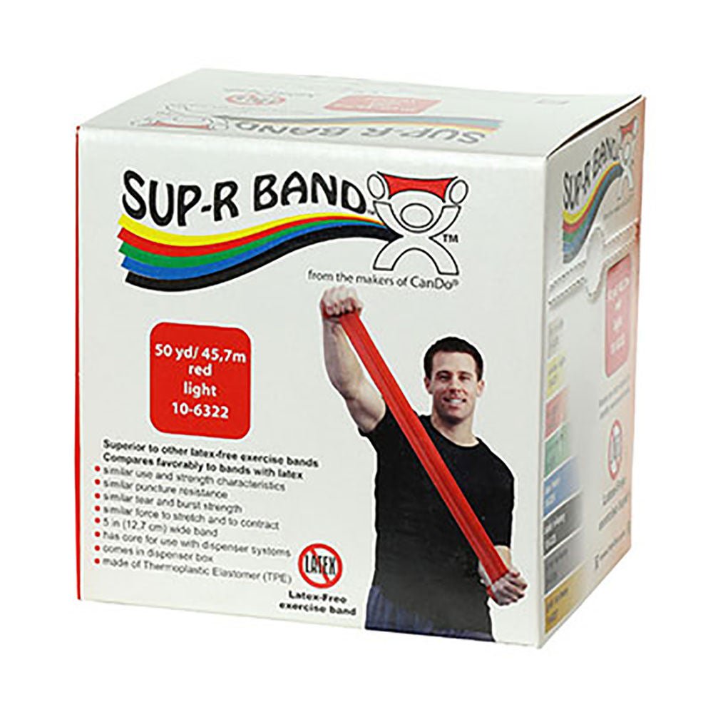 Sup-R Band® Exercise Resistance Band, Red, Light Resistance