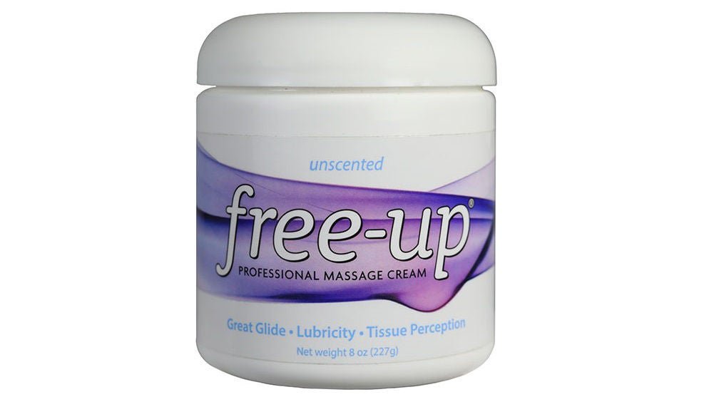 Free-Up® Unscented Massage Cream, jar