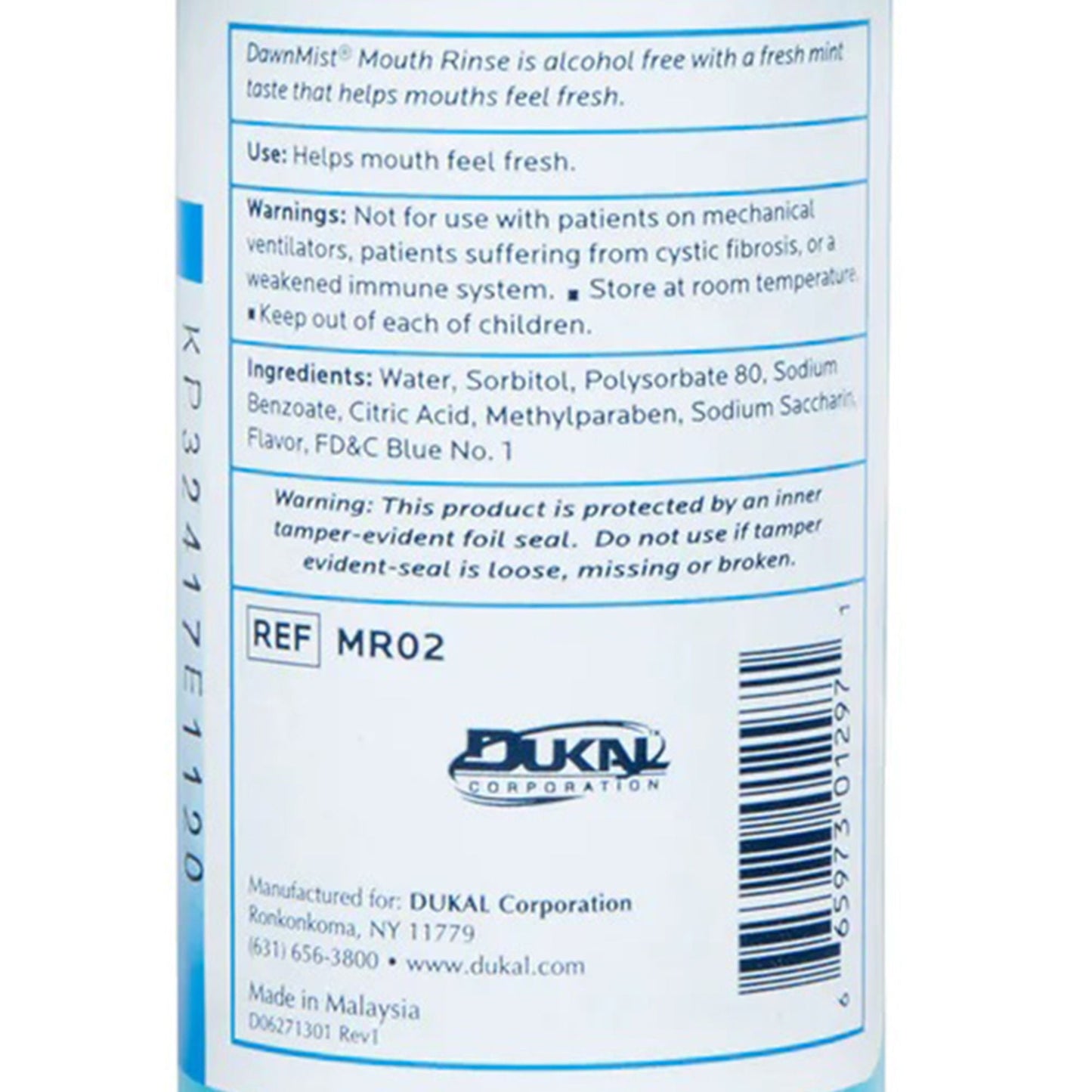 DawnMist® Mouth Rinse, Fresh Mint Flavor, Bottle
