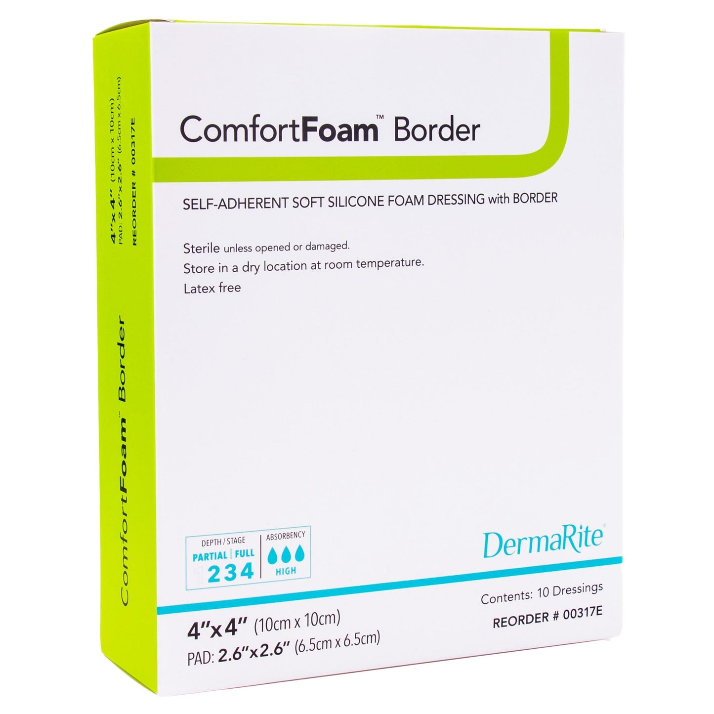 ComfortFoam™ Border Silicone Foam Dressing