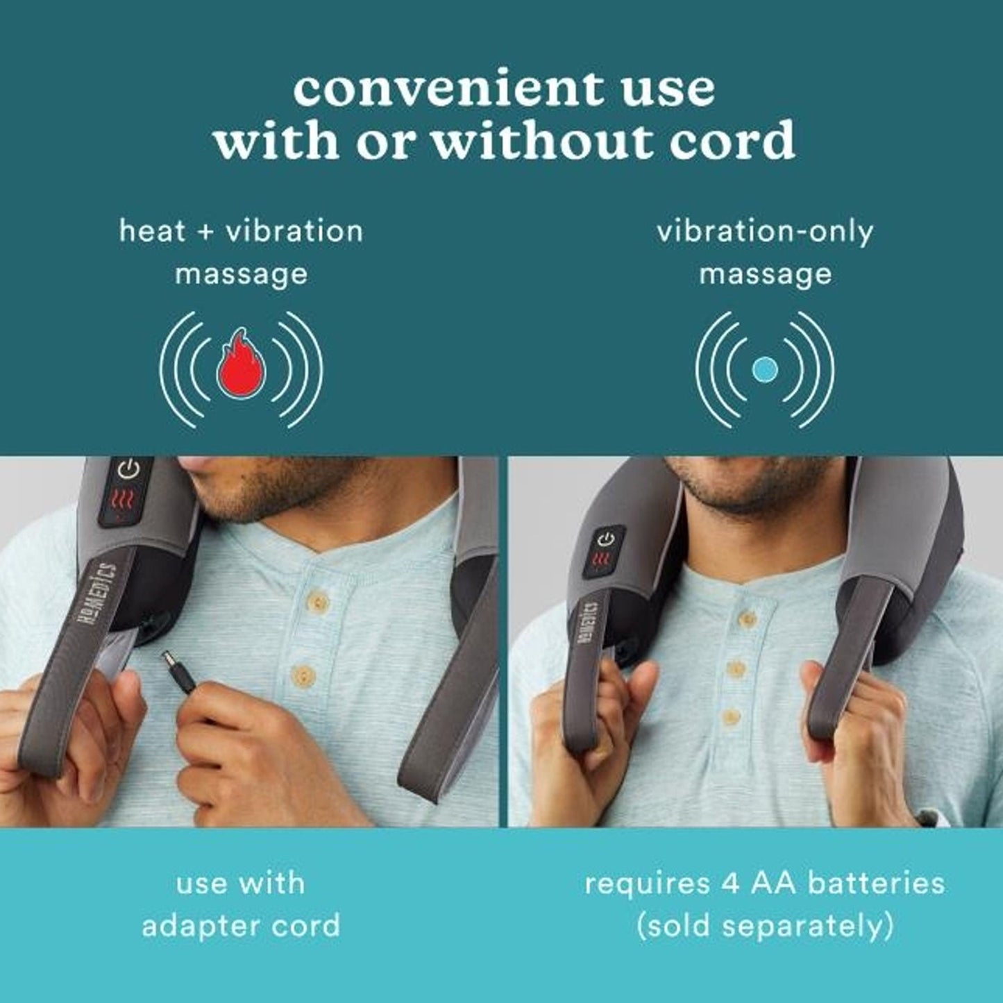 Homedics® Pro Therapy Vibration Neck Massager with Soothing Heat